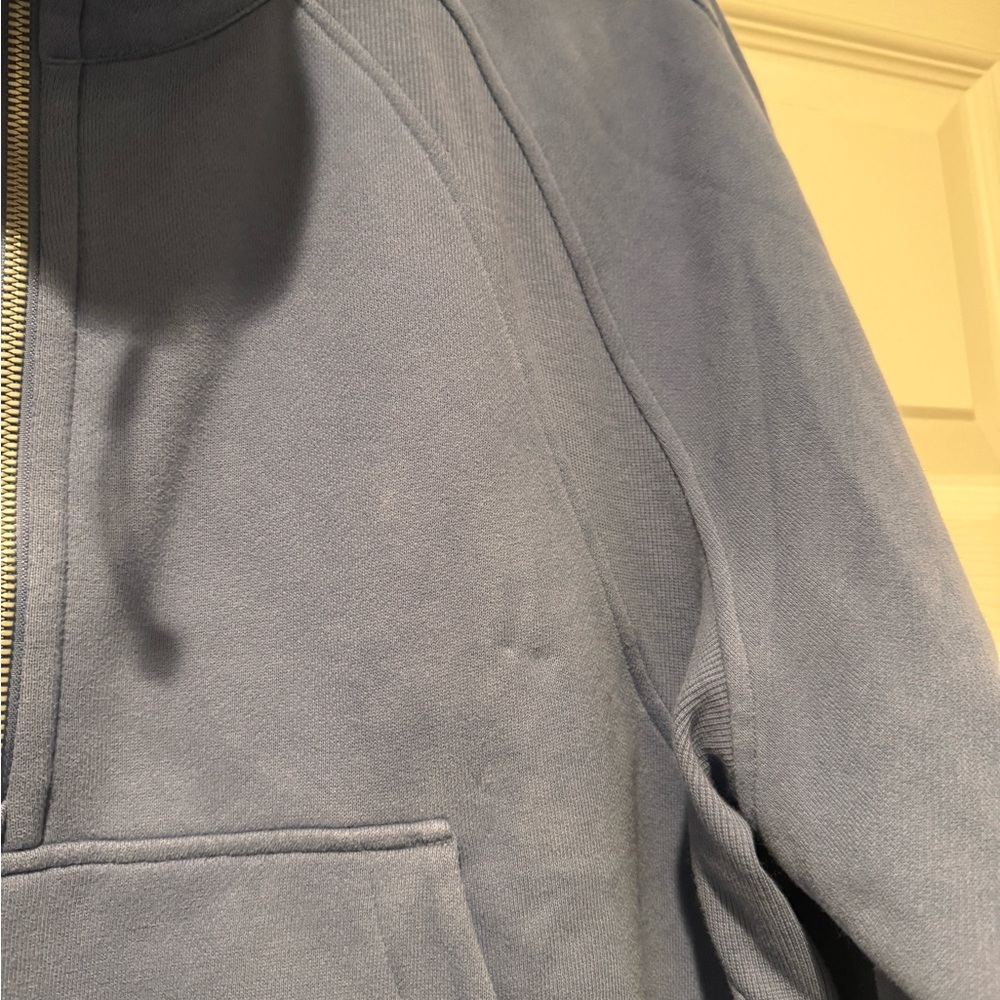 Auth.✅ RARE Lululemon 1/4 Zip Scuba in “Water Drop” Size XXL 💜💙 - Picture 6 of 14
